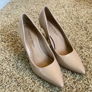 New unworn nude heels by Christian Siriano for Payless